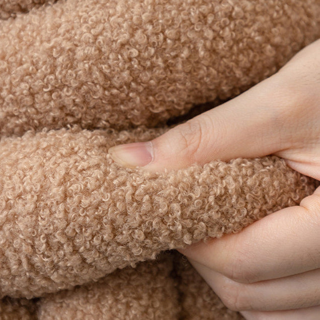 8color boa knit ball cushion