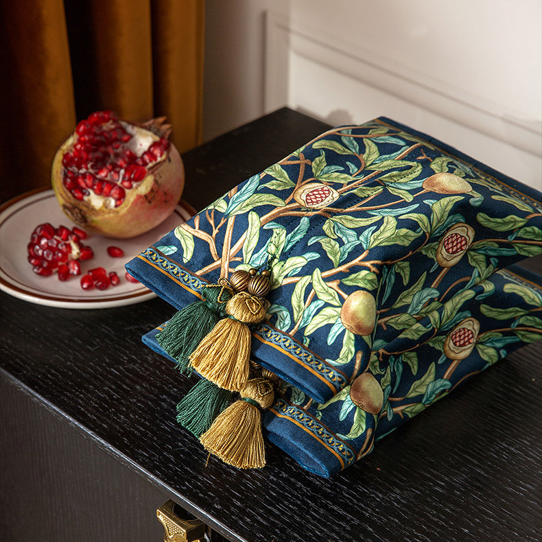 american retro pomegranate tissue case