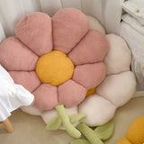 2design 5color big flower cushion