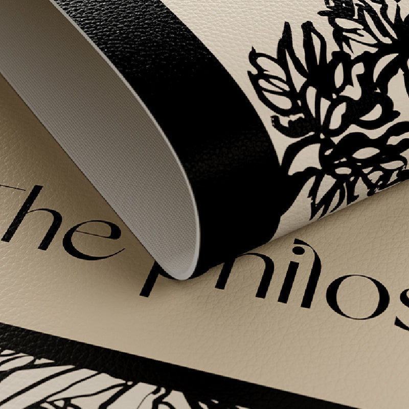 art philosopher logo shelf mat