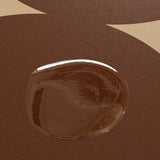 brown circle minimalism bath mat