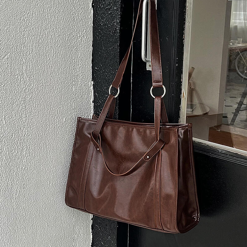2wway leather tote bag