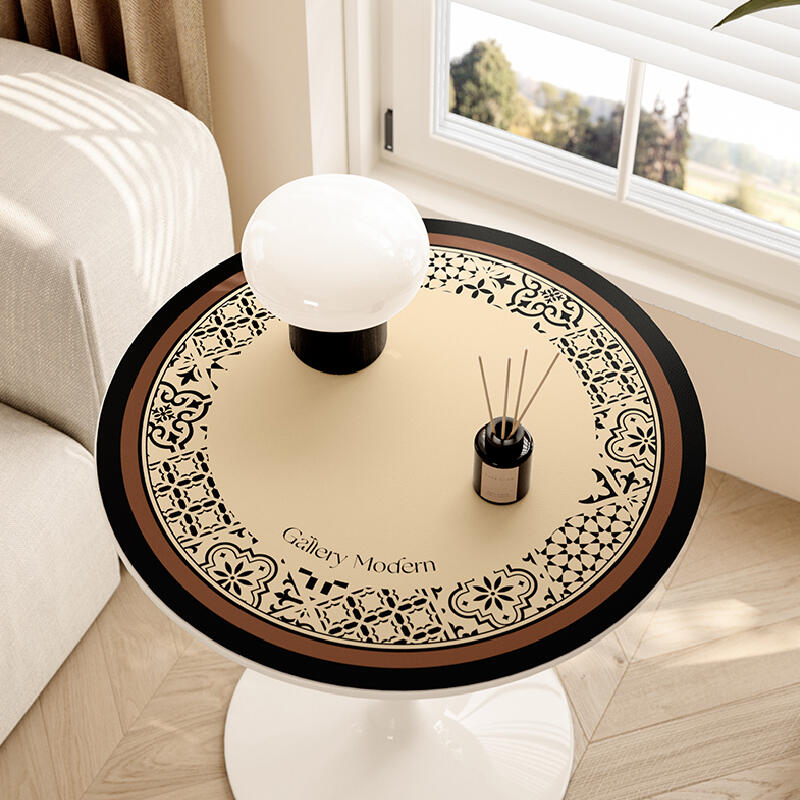 retro classical circle table mat