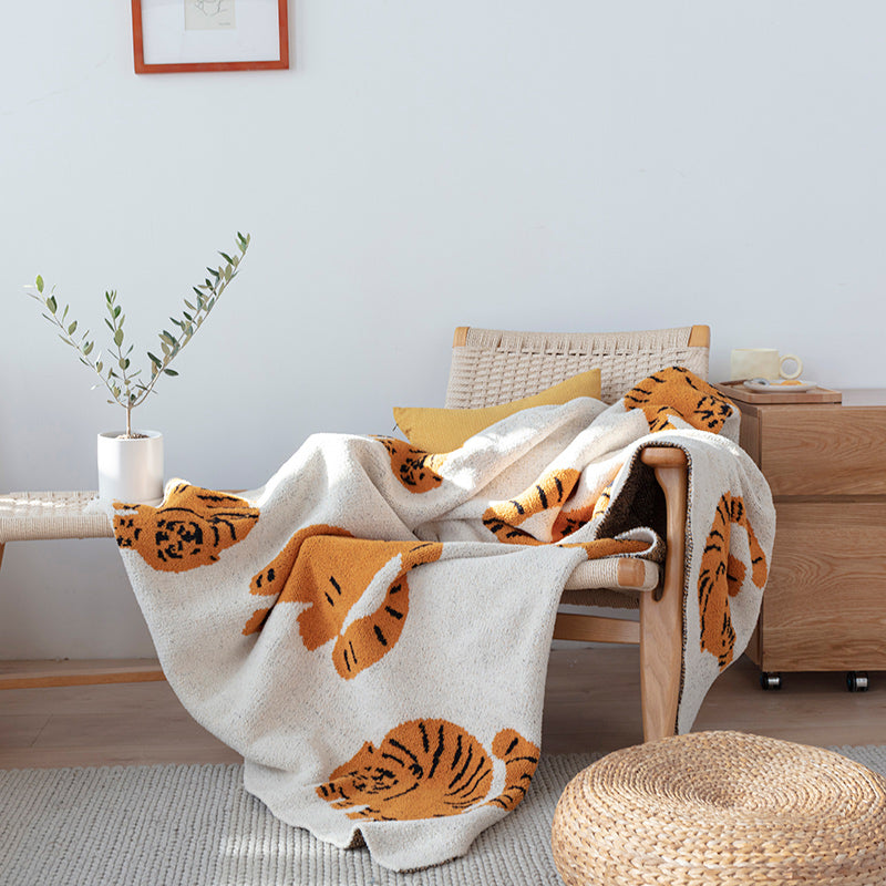 【再入荷】3color cute tiger blanket