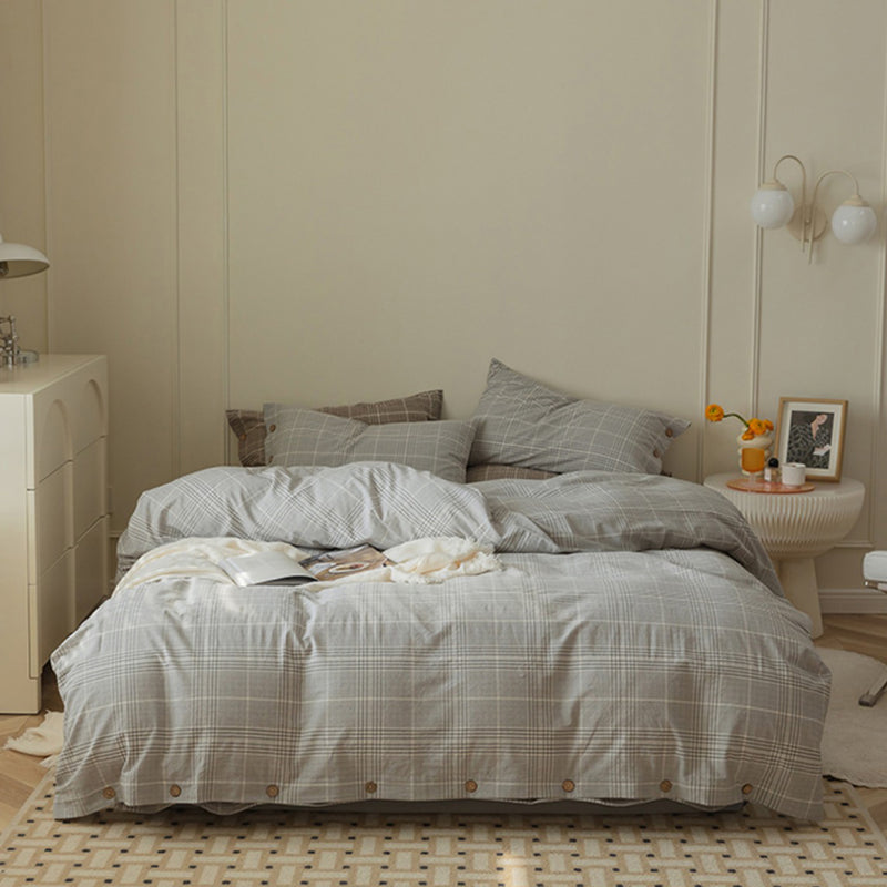 11color button closure bedlinen set