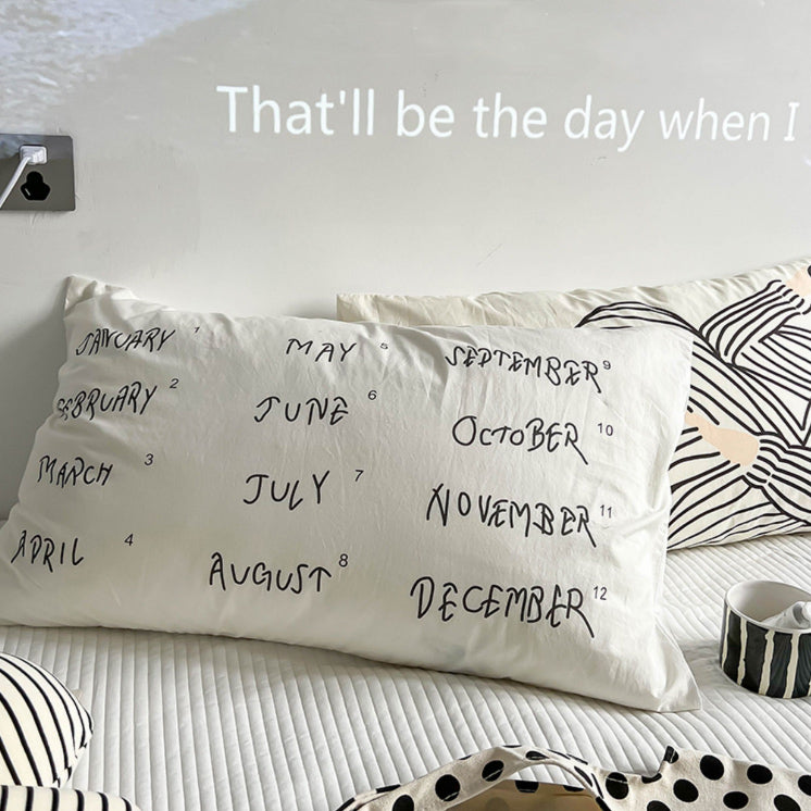 3design modern print pillow sheets