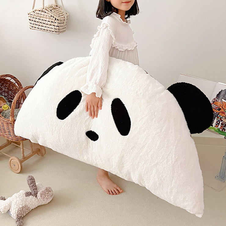semicircle panda cushion