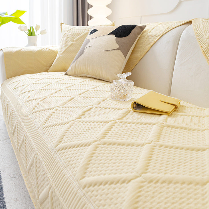 5color diamond stitch sofa cover