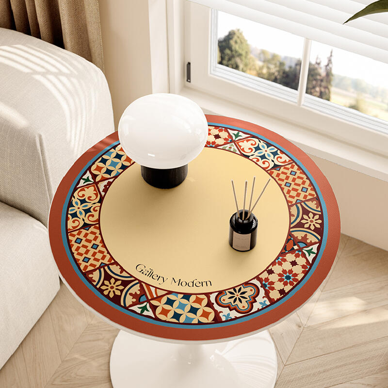 retro classical circle table mat