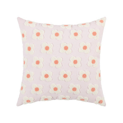 6color boa flower cushion