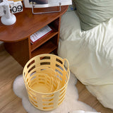 3size simple yellow basket