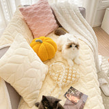 4color cable pattern sofa cover
