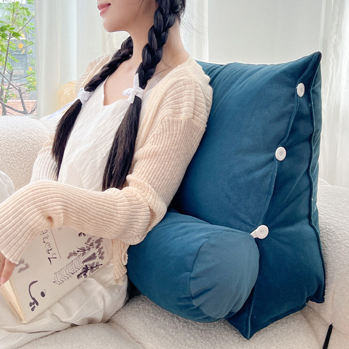 8color velvet multi backrest cushion