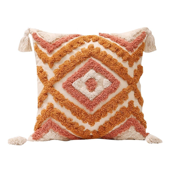 6design bohemian fringe cushion