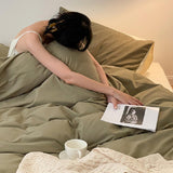 8color pastel bicolor duvet cover