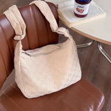 tile pattern square shoulder bag