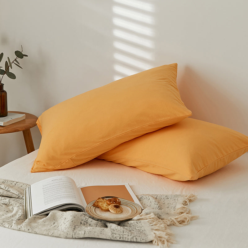 11color simple cotton pillow sheets