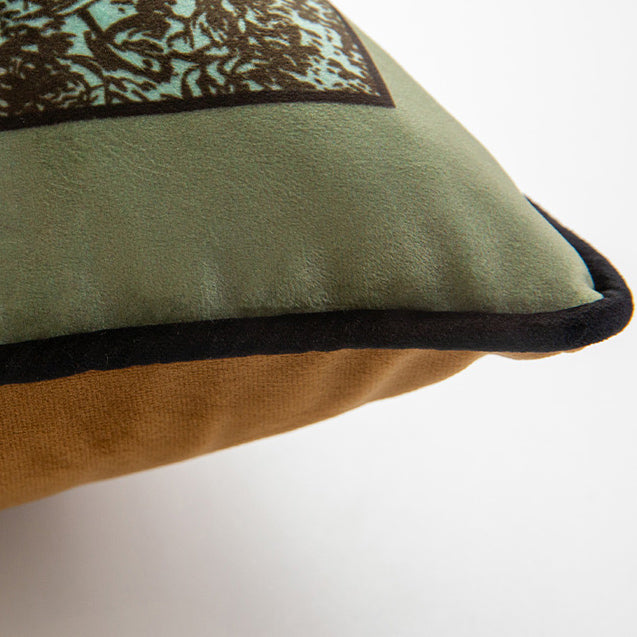 3design green persevere logo cushion