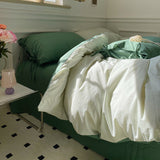 7color milky cotton bedlinen set