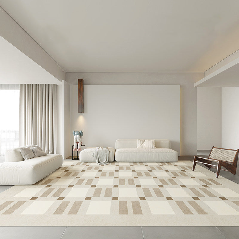 6design brown unbounded square carpet