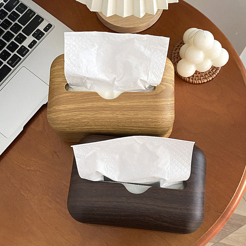 2color wood tissue case