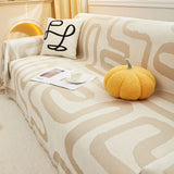 3color reversible ethnic line sofa cover