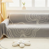 3color reversible tree ring sofa cover