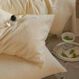 8color waffle logo tag bedlinen set