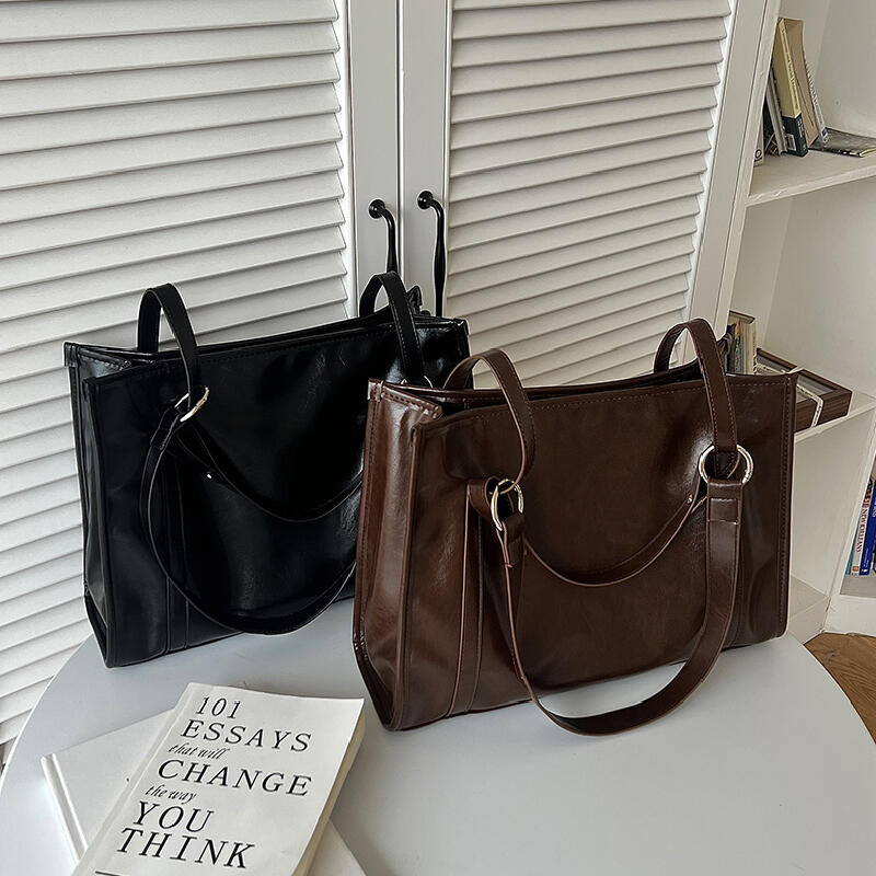 2wway leather tote bag