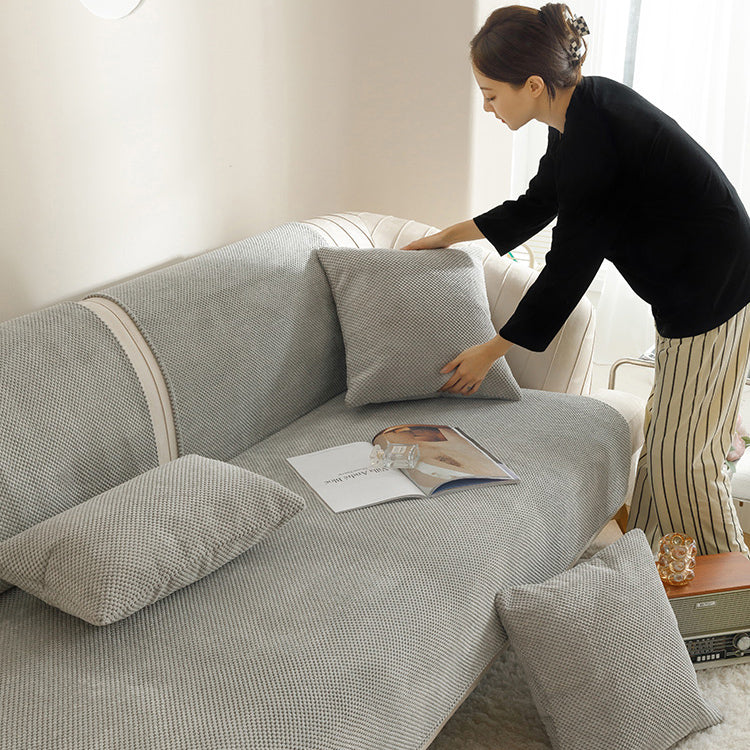 6color simple dot sofa cover