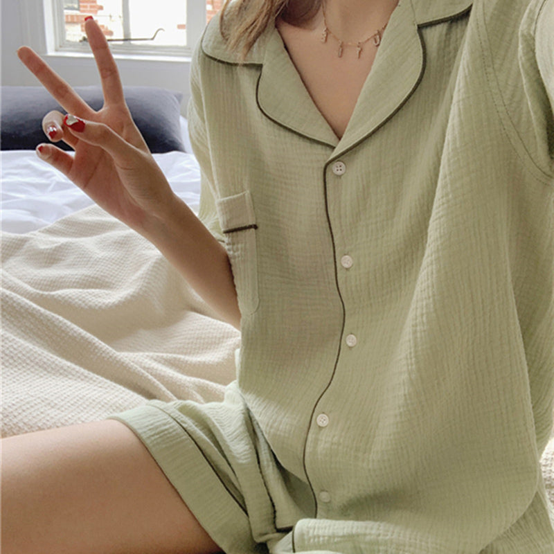 2color washer cotton roomwear