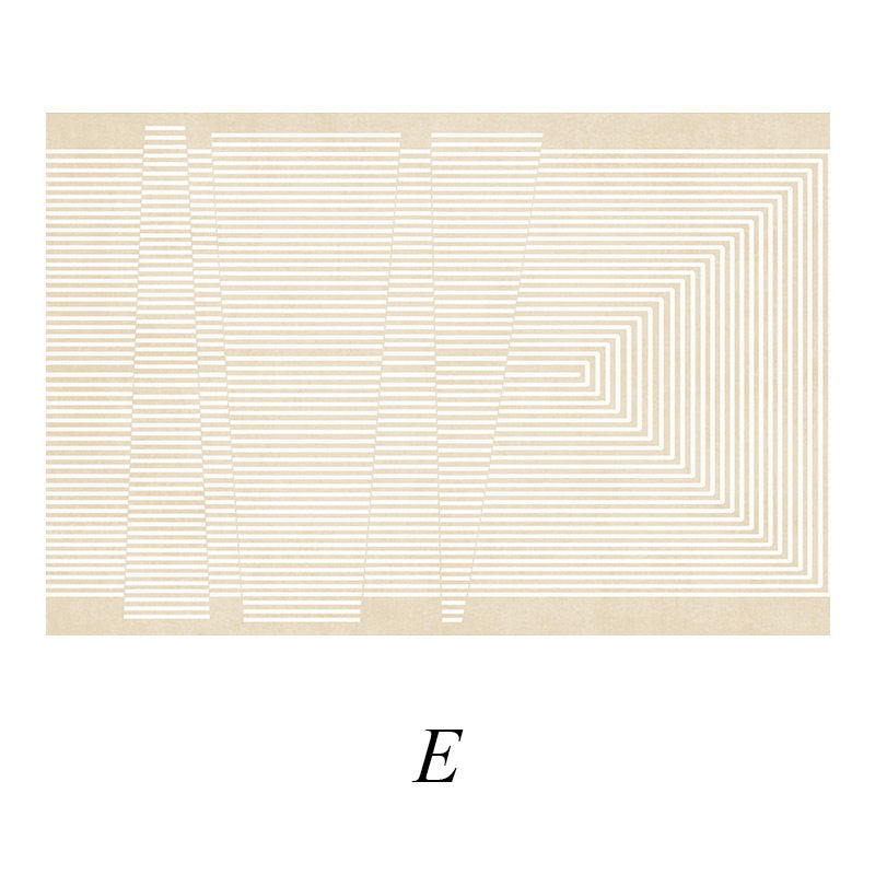 8design simple square carpet