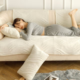 5color velvet wave sofa cover