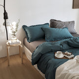 12color simple cotton frill bedlinen set