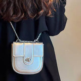 square chain shoulder bag