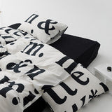 7design monotone logo modern bedlinen set