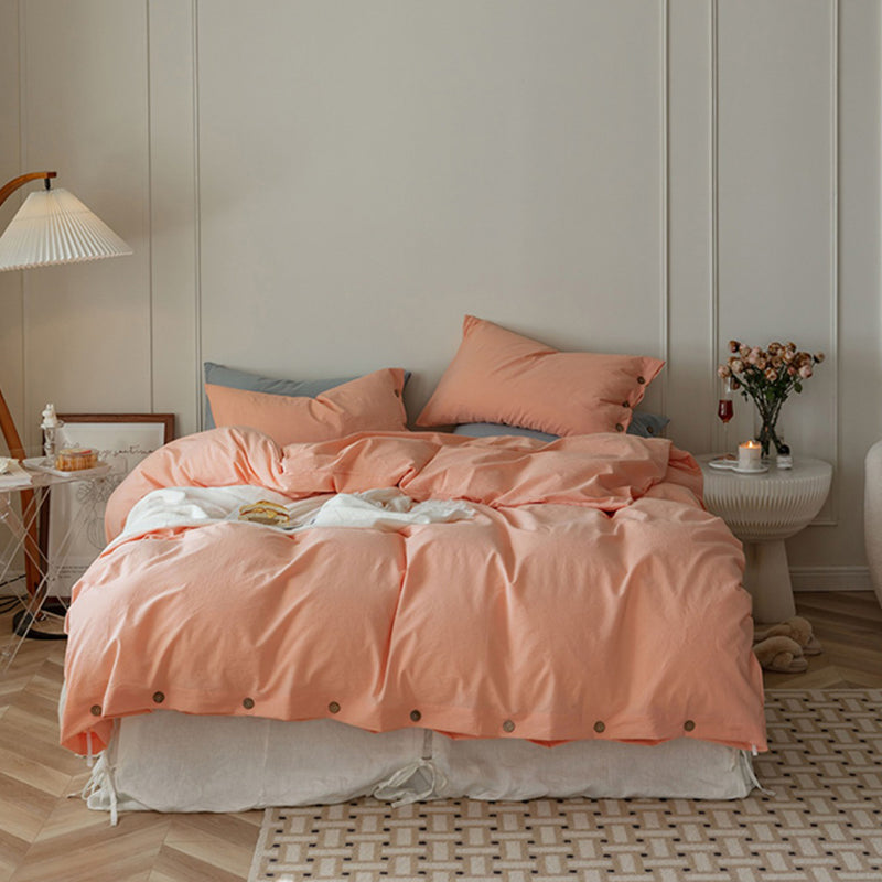 11color button closure bedlinen set