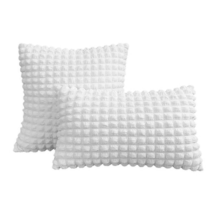 4color block bubbles cushion