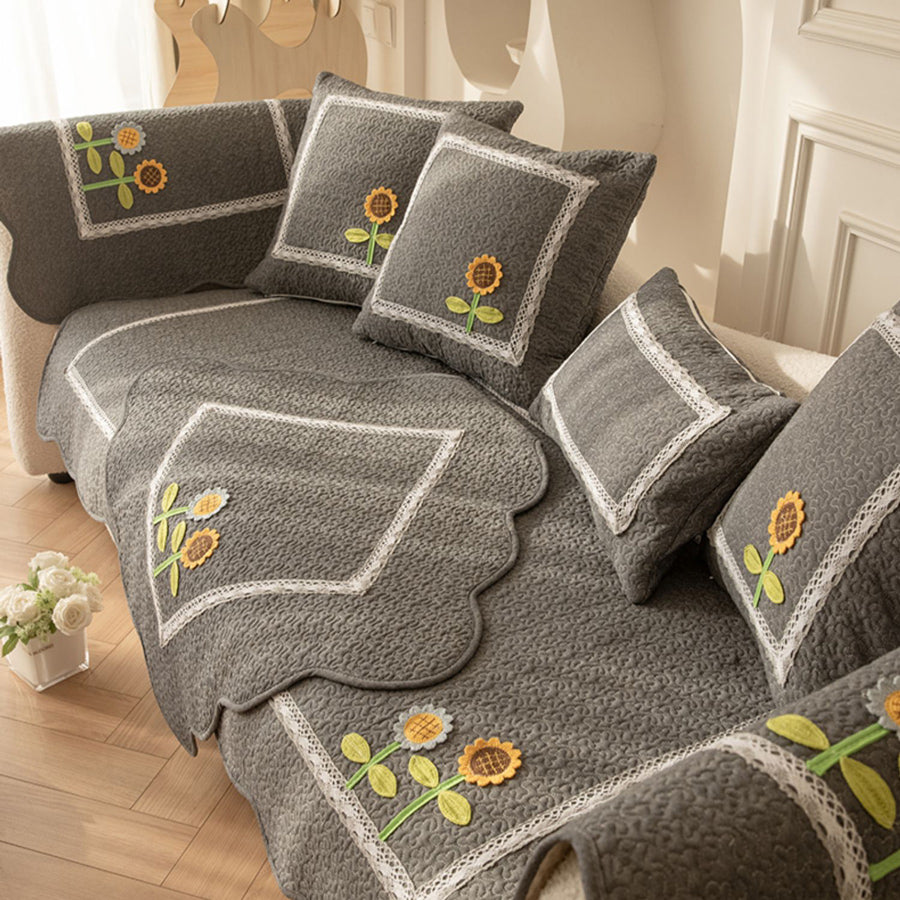6color sunflower patch cushion