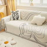 3color reversible tree ring sofa cover