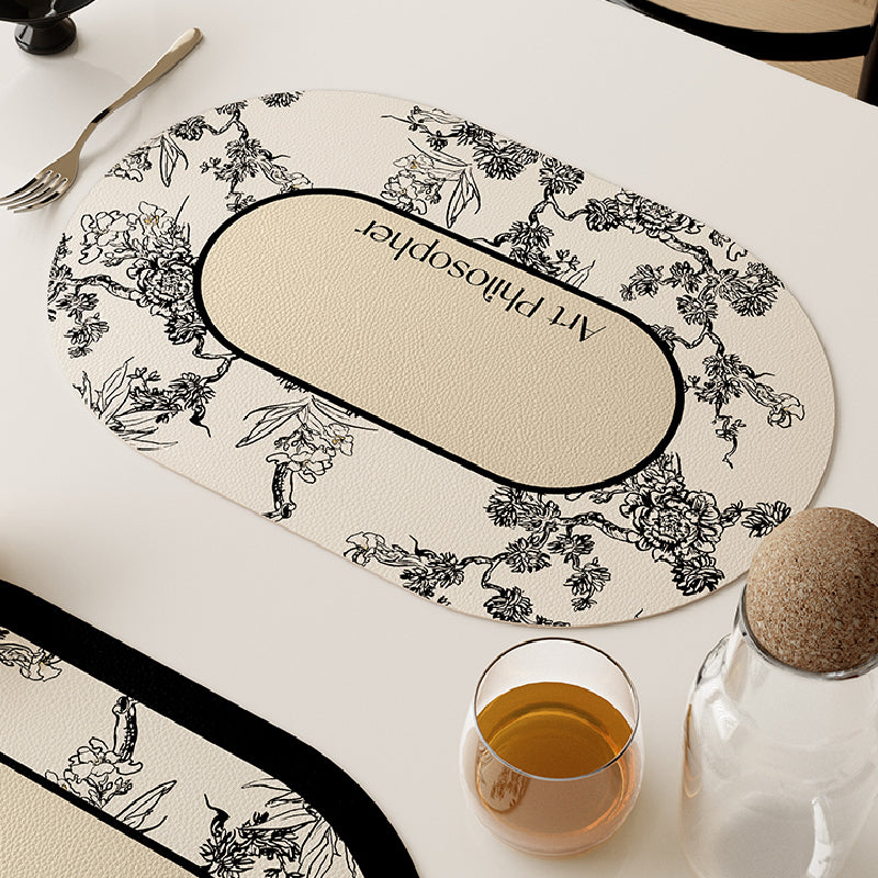 art philosopher logo place mat