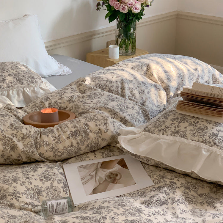 6design vintage flower bedlinen set