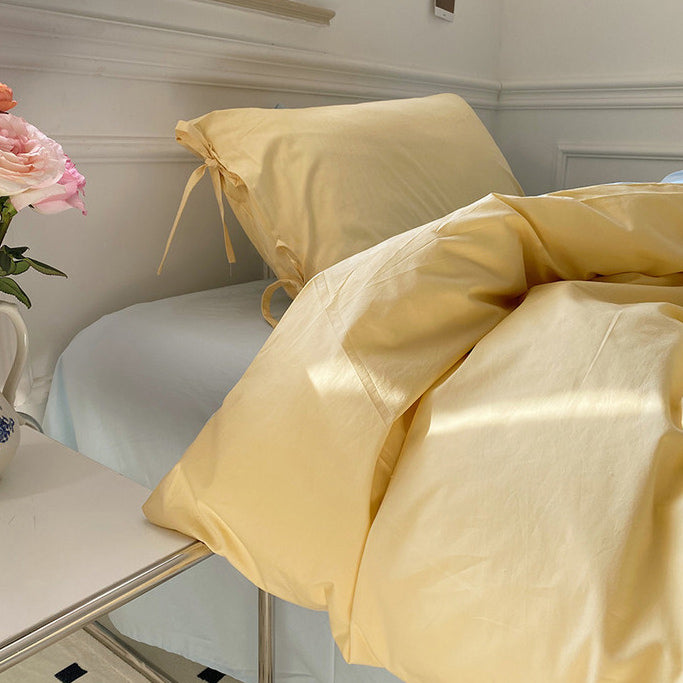 7color milky cotton bedlinen set