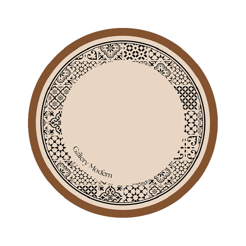 retro classical circle table mat