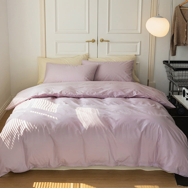 9color simple cotton bedlinen set