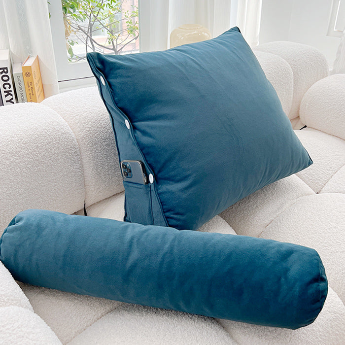 8color velvet multi backrest cushion