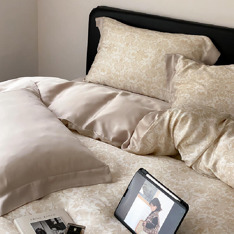 8design monotone modern flower bedlinen set