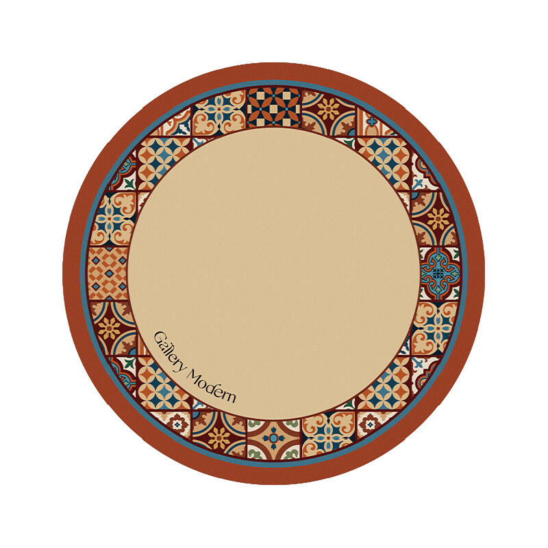 retro classical circle table mat