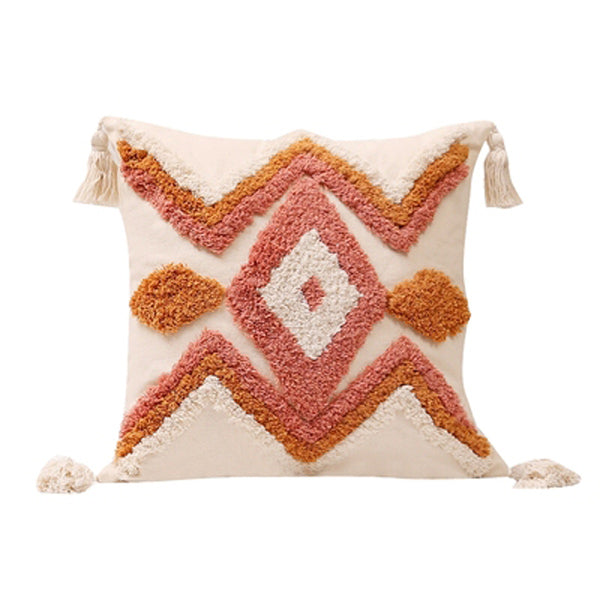 6design bohemian fringe cushion