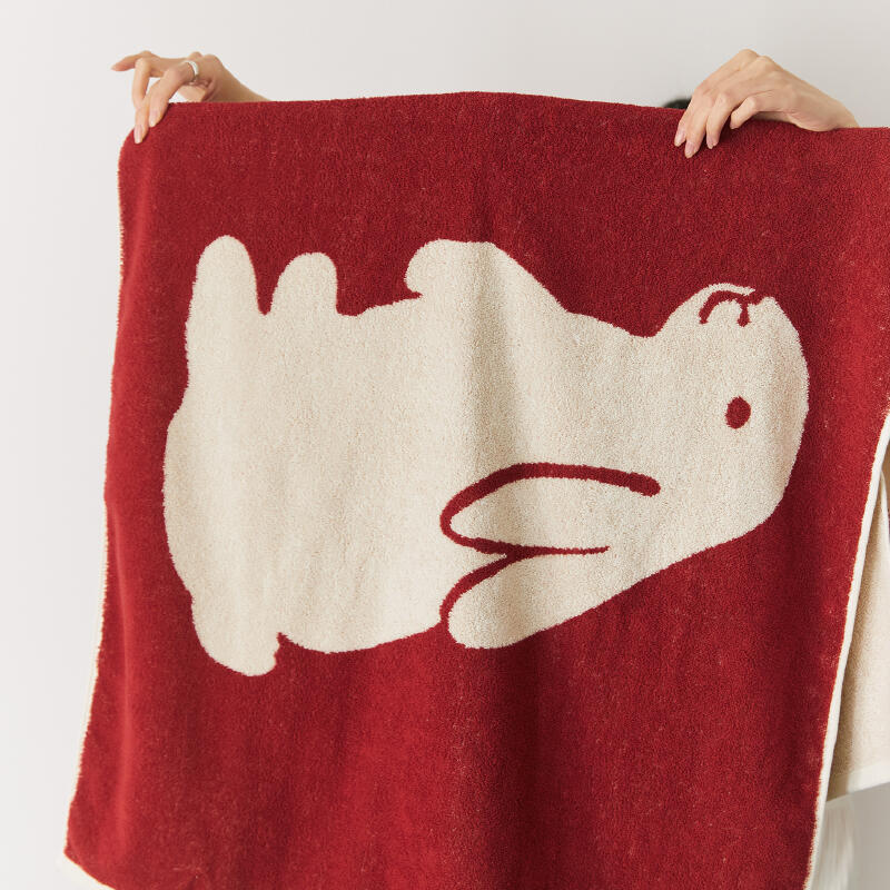 3color rabbit casual colour towel